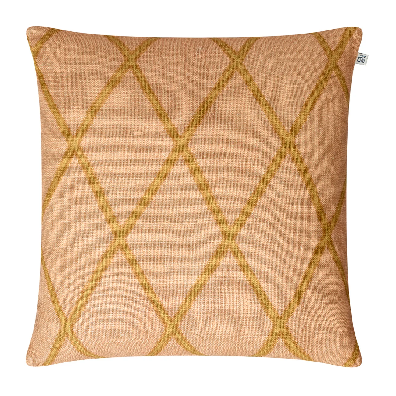 Chhatwal & Jonsson Housse de coussin Ikat Orissa cm Rose-spicy yellow