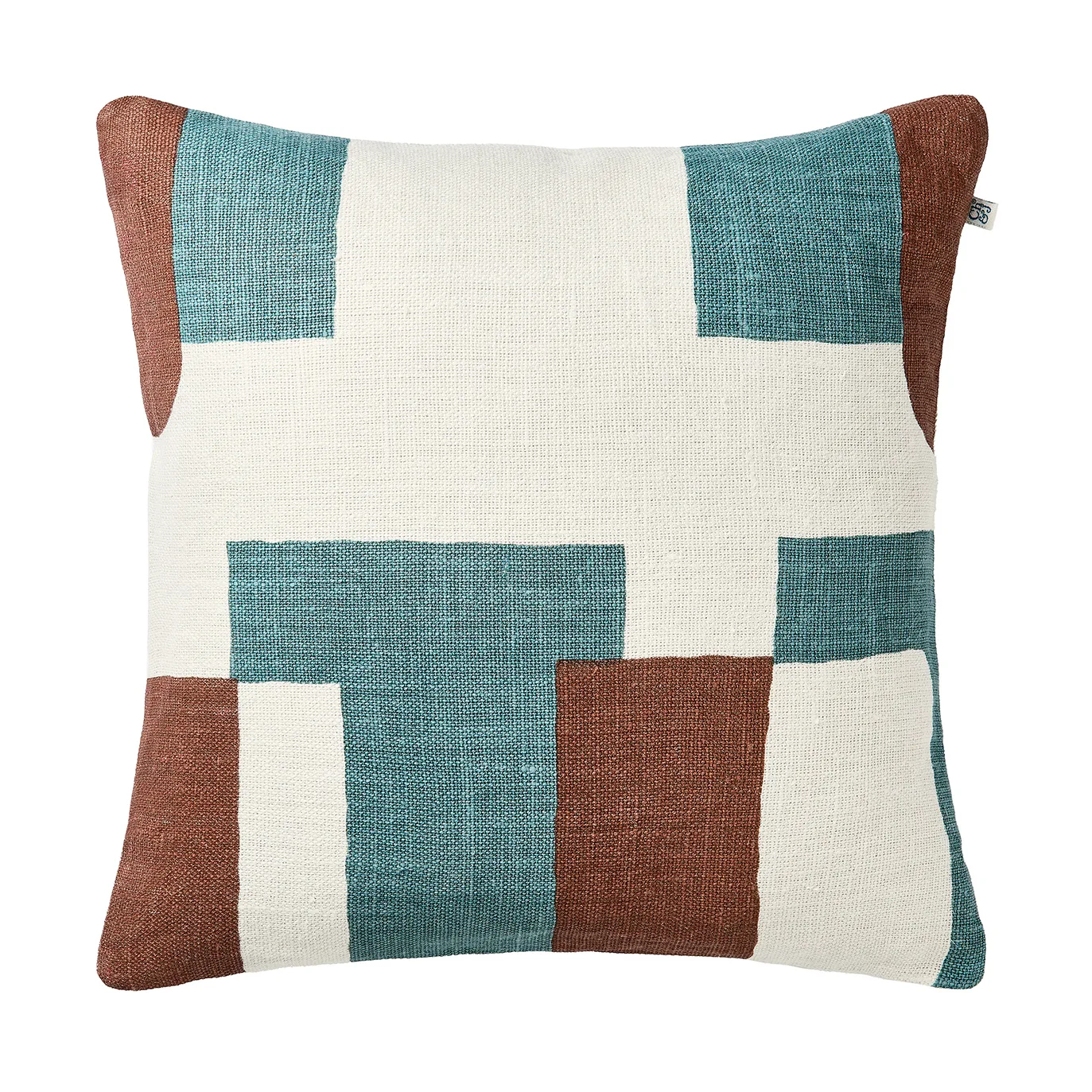 Chhatwal & Jonsson Housse de coussin Jay Terracotta-heaven blue, cm