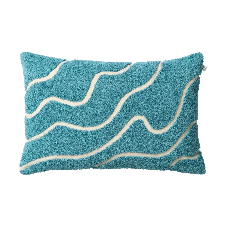 Chhatwal & Jonsson Housse de coussin Kashi cm Heaven blue