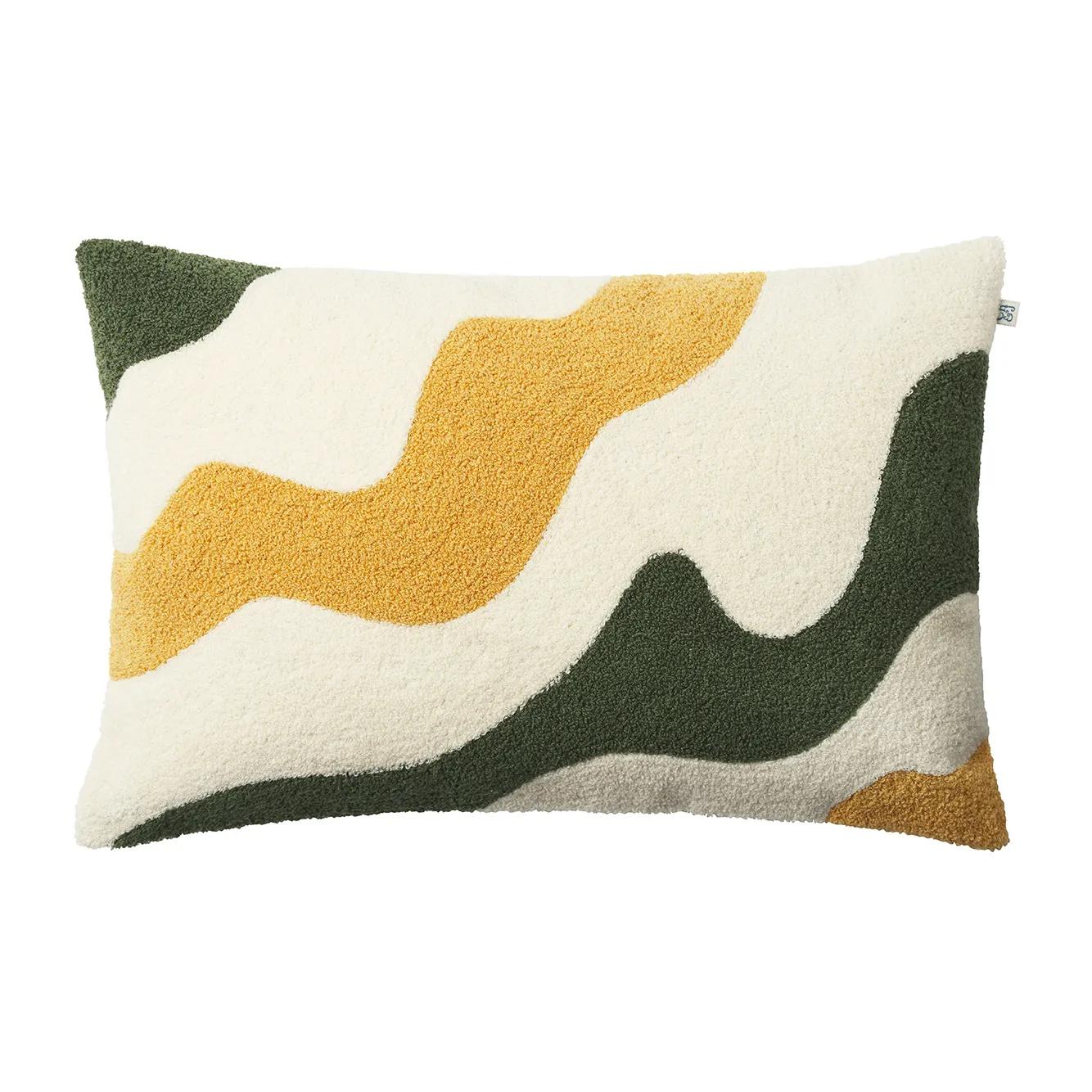 Chhatwal & Jonsson Housse de coussin Lodi cm Cactus-Spicy yellow-off white