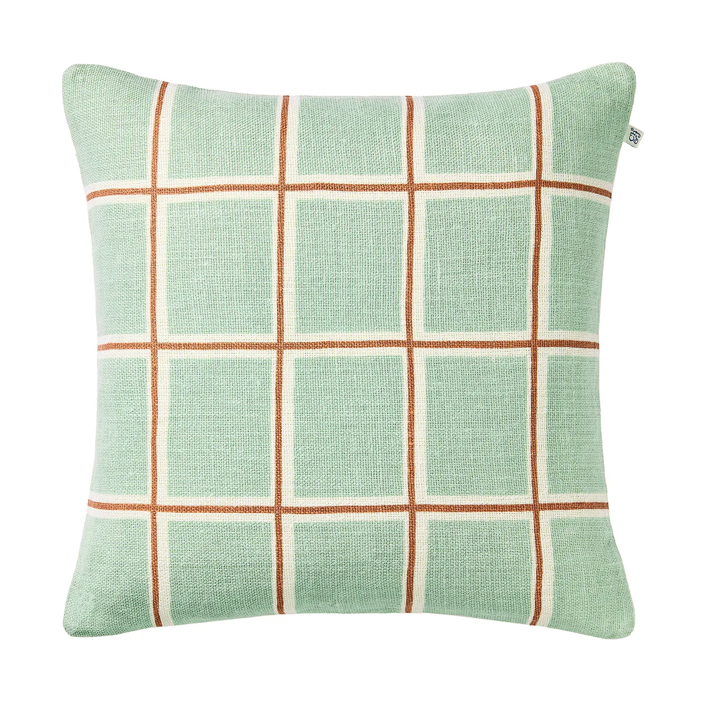 Chhatwal & Jonsson Housse de coussin Raha cm Aqua-apricot orange