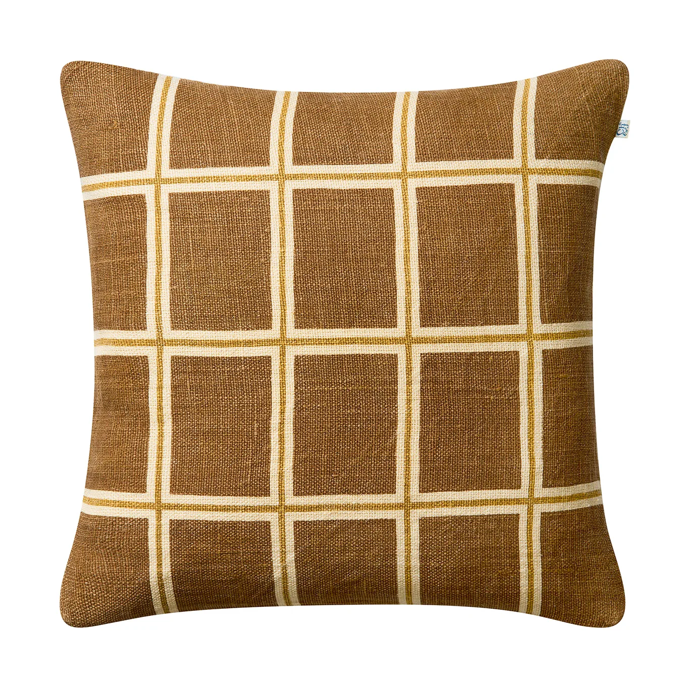 Chhatwal & Jonsson Housse de coussin Raha cm Taupe-masala yellow