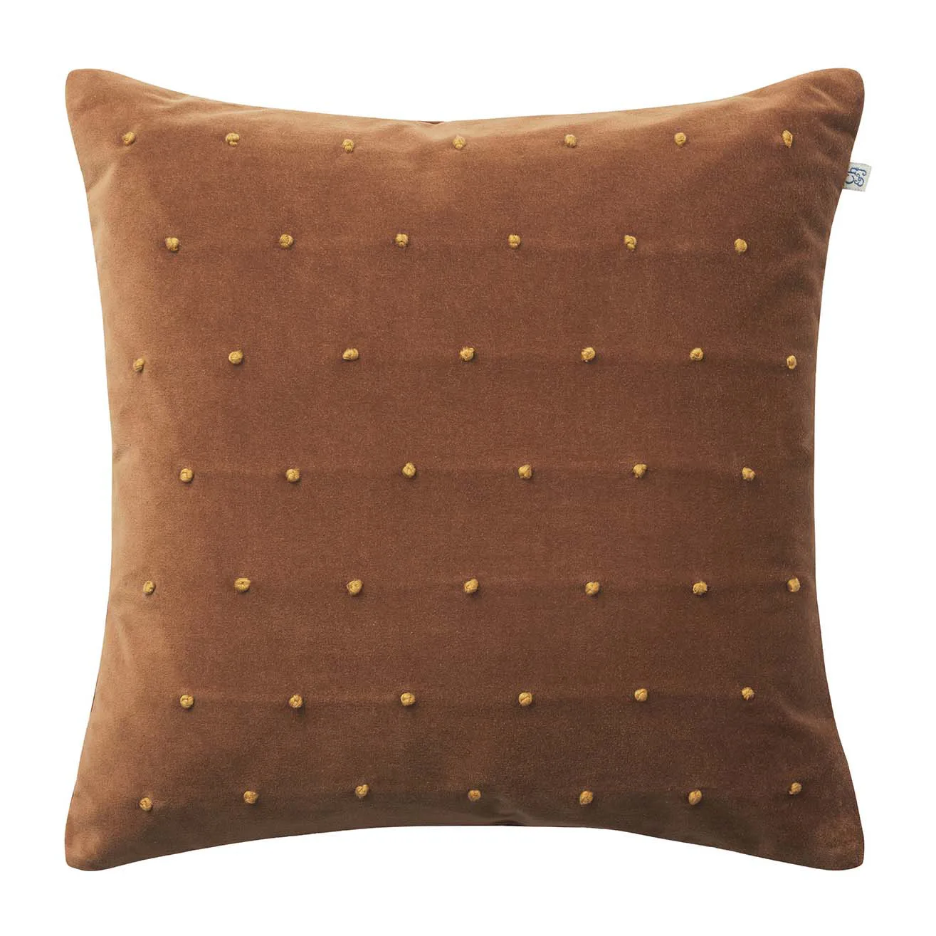 Chhatwal & Jonsson Housse de coussin Roma cm Cognac-jaune masala
