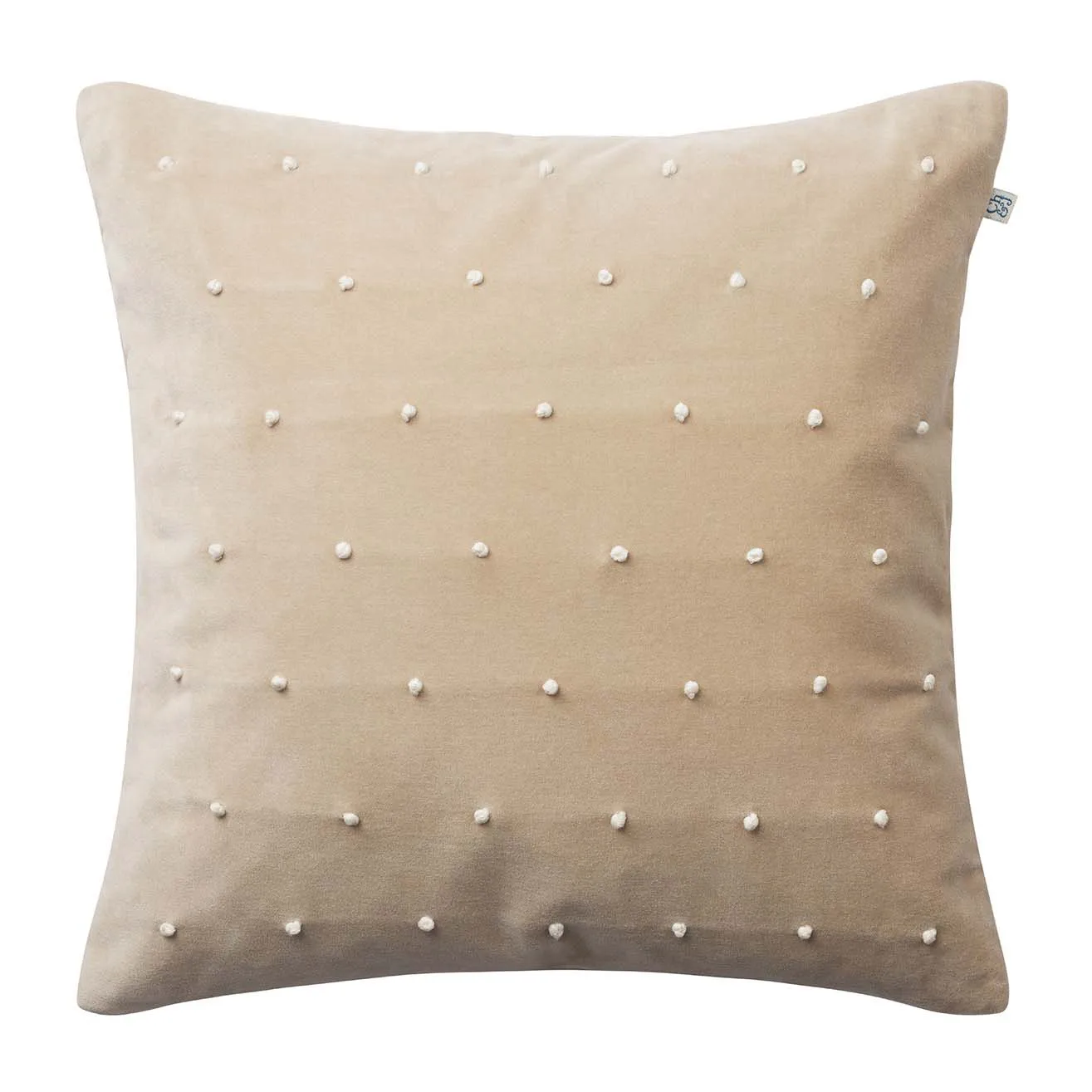 Chhatwal & Jonsson Housse de coussin Roma cm Hâlé-blanc cassé