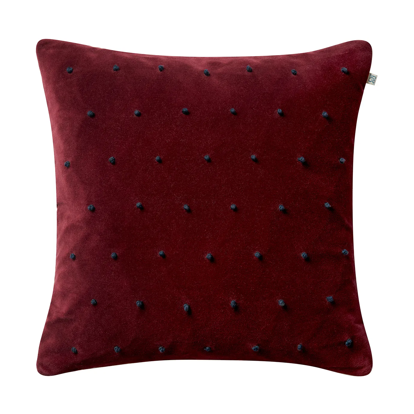 Chhatwal & Jonsson Housse de coussin Roma cm Ruby-sea blue