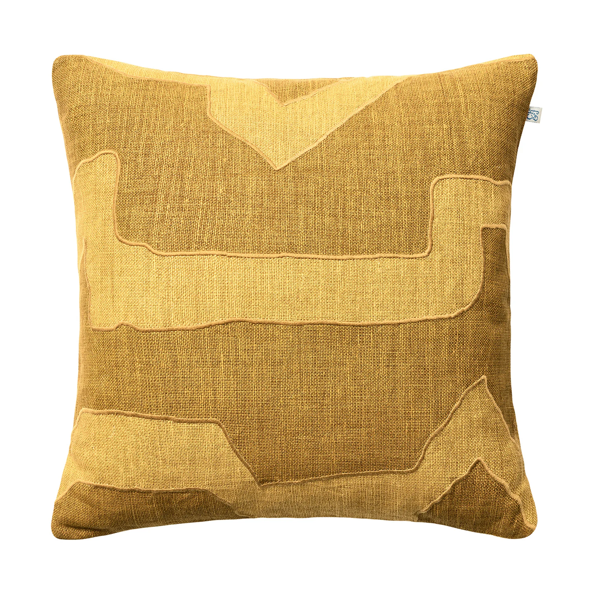 Chhatwal & Jonsson Housse de coussin Sikkim cm Spicy Yellow-Masala Yellow