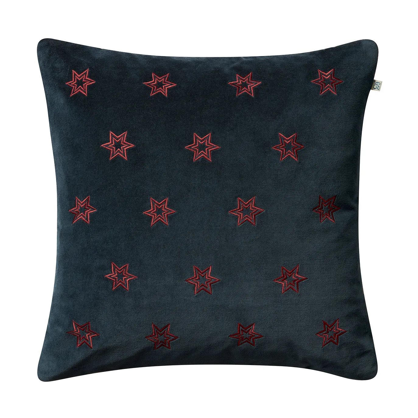 Chhatwal & Jonsson Housse de coussin Star cm Sea blue