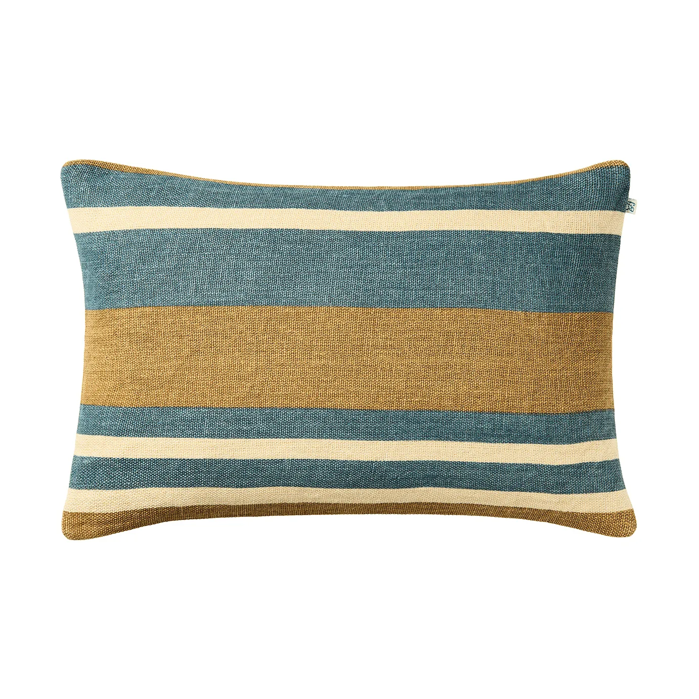 Chhatwal & Jonsson Housse de coussin Vera Khaki-Heaven Blue, cm