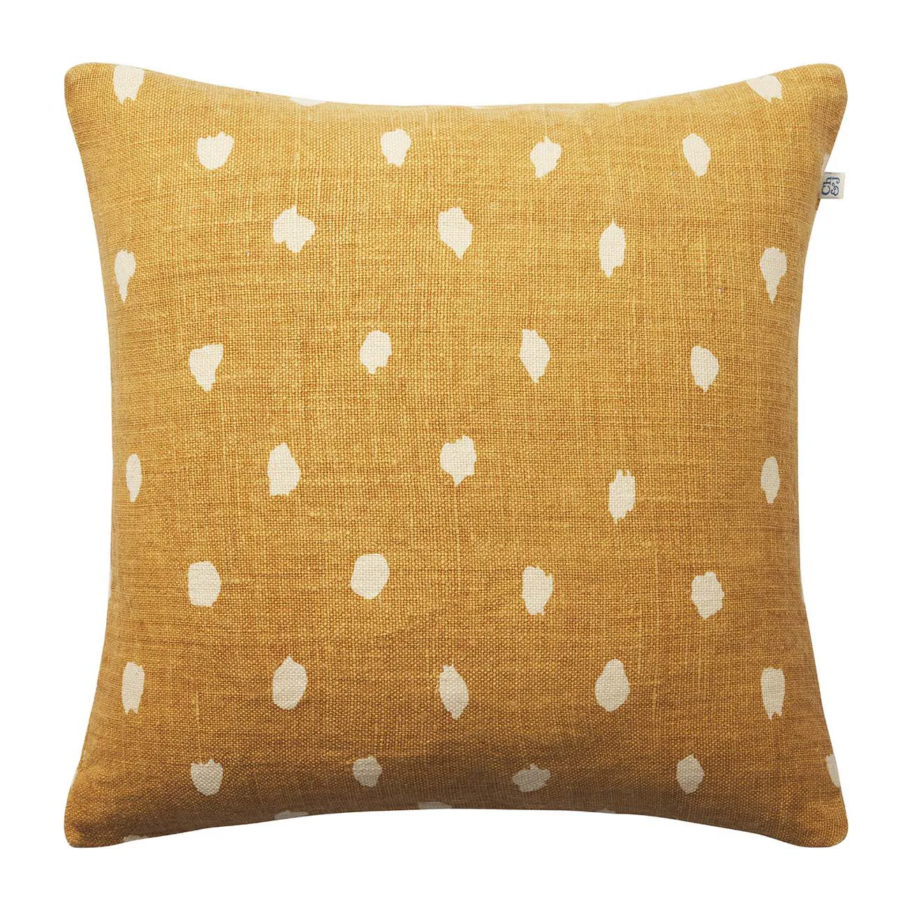 Chhatwal & Jonsson Housse de coussin Yash reverse cm Base jaune épicé