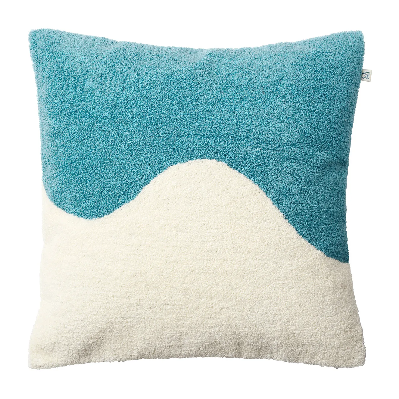 Chhatwal & Jonsson Housse de coussin Yogi cm Heaven blue-off white