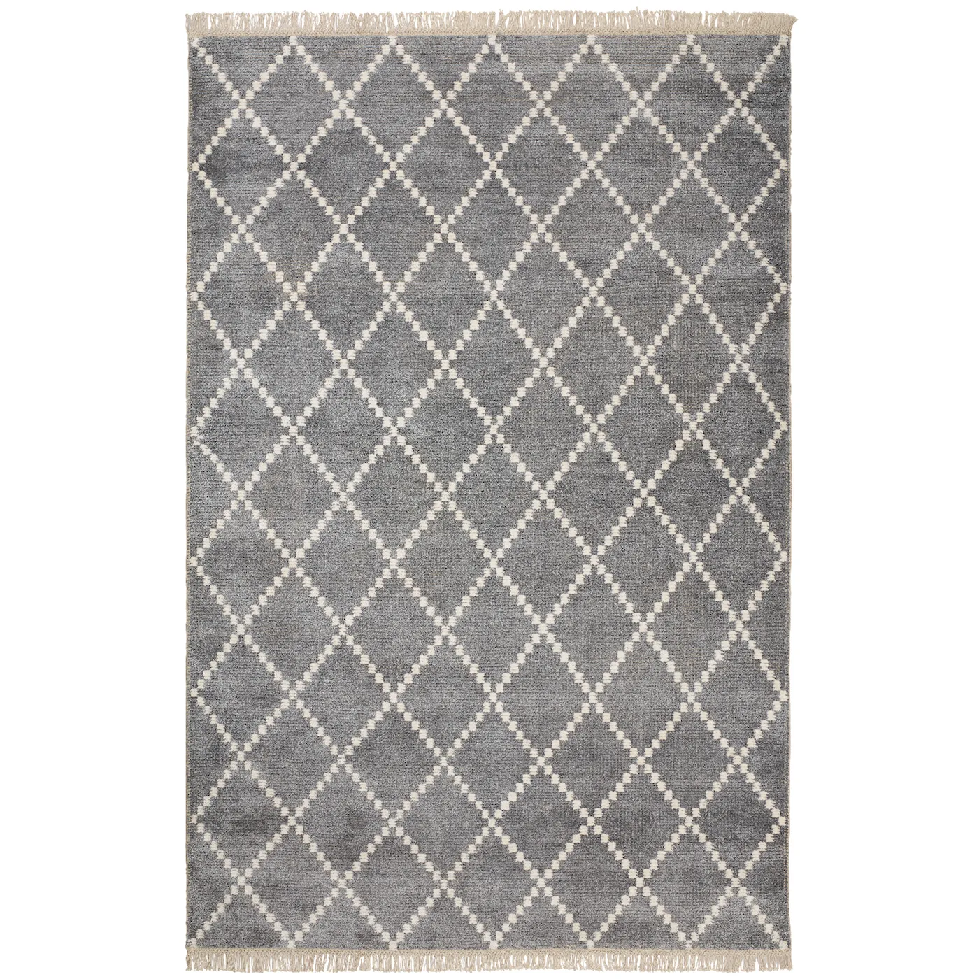 Chhatwal & Jonsson Kochi tæppe 230x320 cm Grey/White