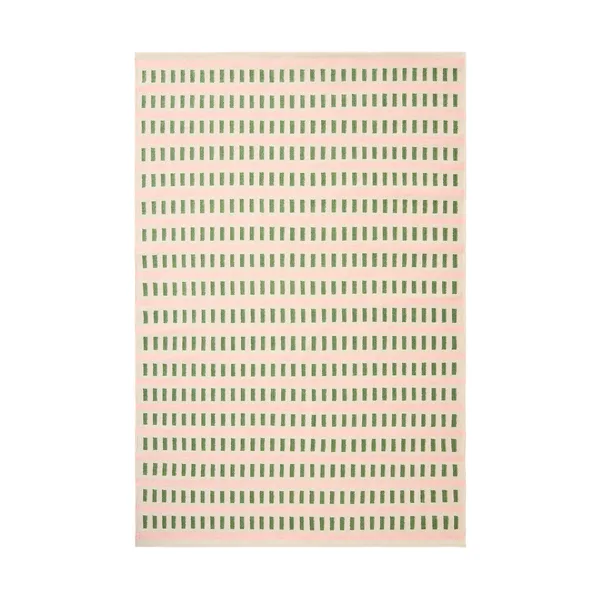 Ladakh ullmatta, Offwhite-green-pink, 180x270cm