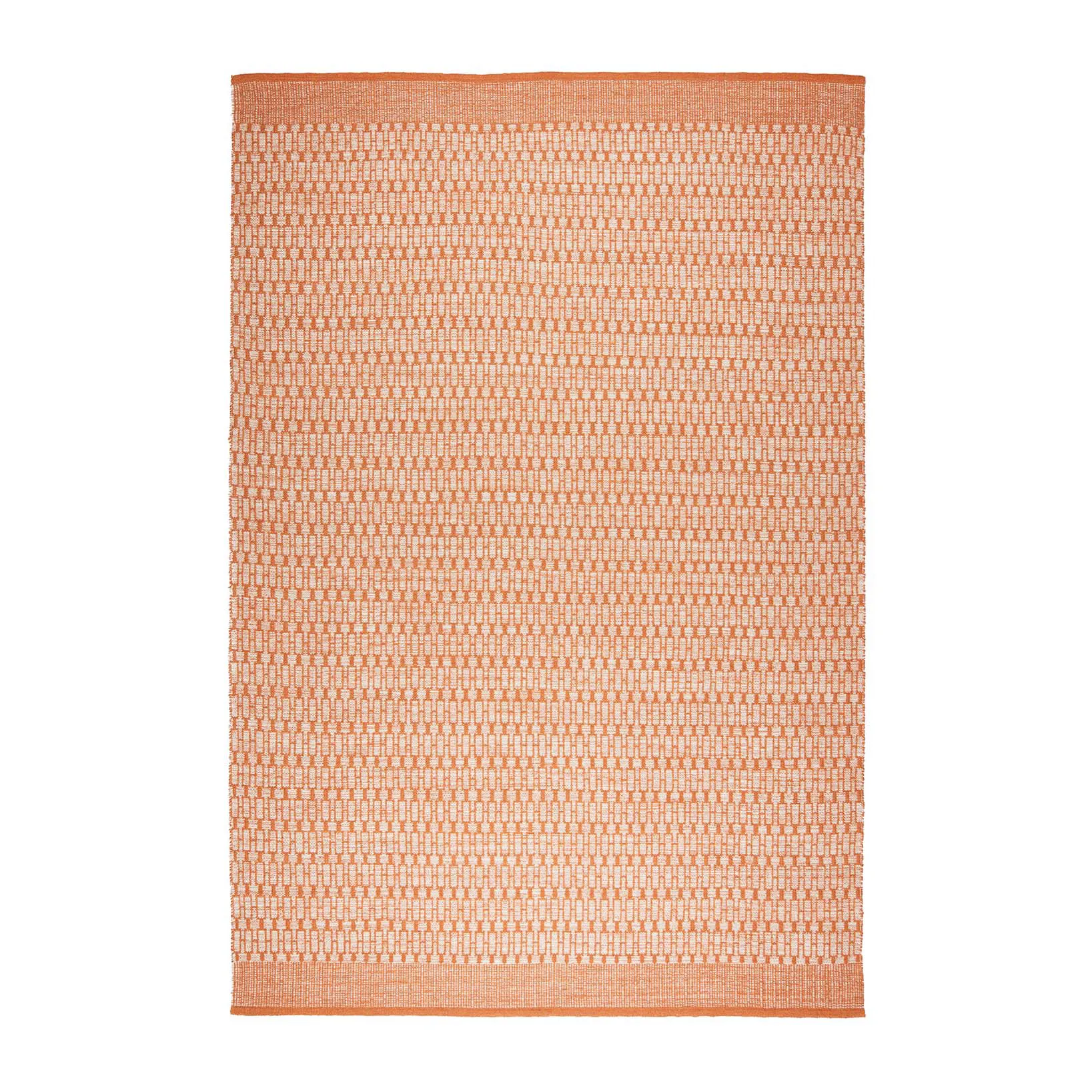 Chhatwal & Jonsson Mahi gulvtæppe 170x240 cm Offwhite/Orange