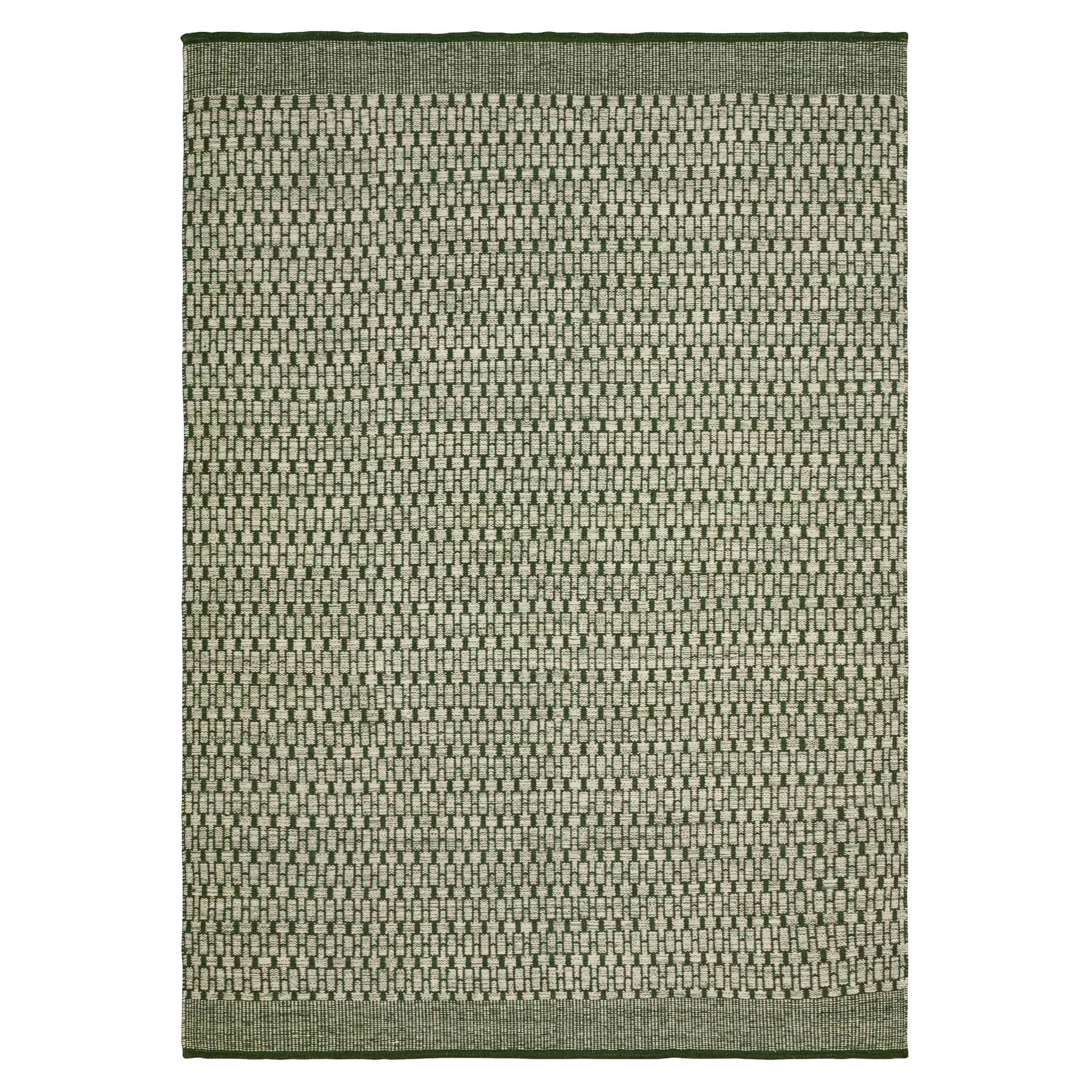 Chhatwal & Jonsson Mahi gulvtæppe 200x300 cm Offwhite/Green