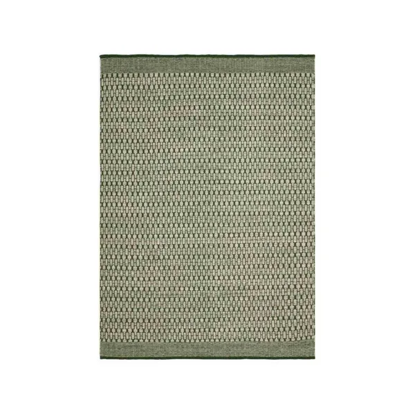 Mahi matta, green/off white, 170x240 cm