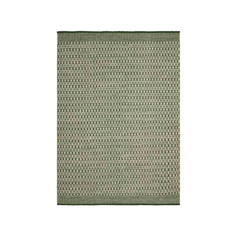 Chhatwal & Jonsson Mahi tæppe green/offwhite 170x240 cm