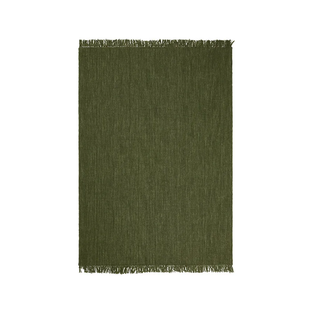 Chhatwal & Jonsson Nanda tæppe Green melange, 200x300 cm