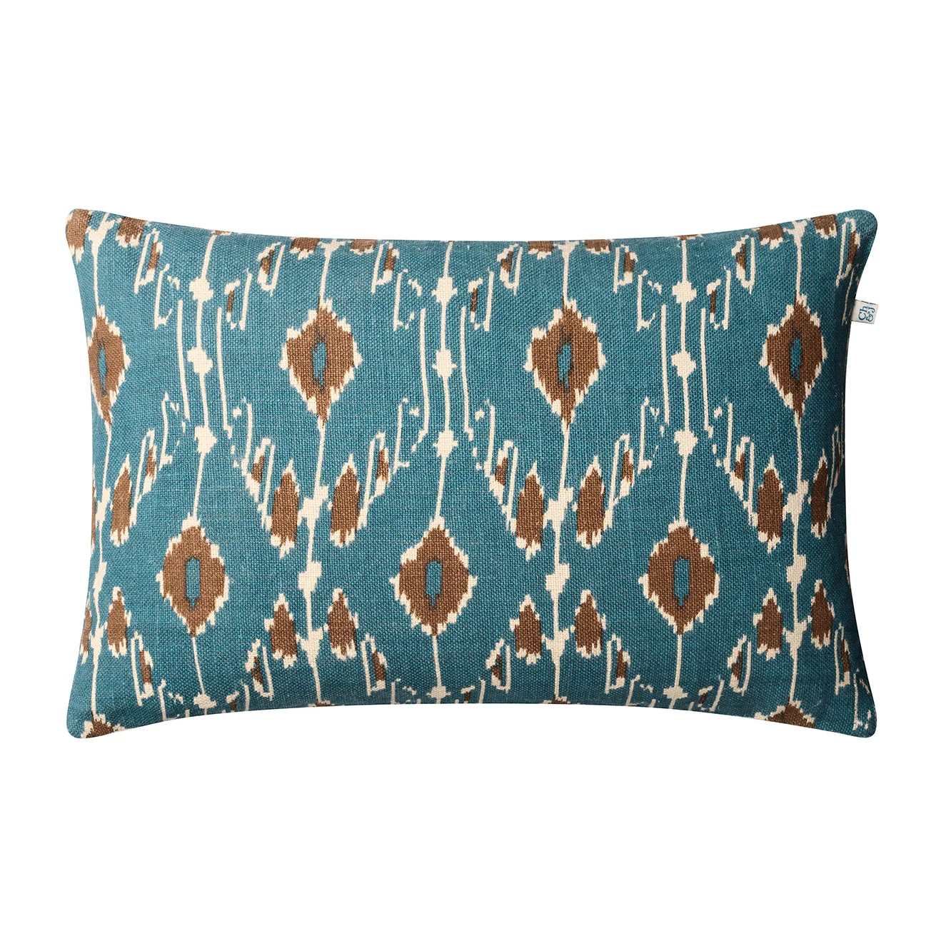 Chhatwal & Jonsson Taie Ikat Goa cm Heaven blue-taupe