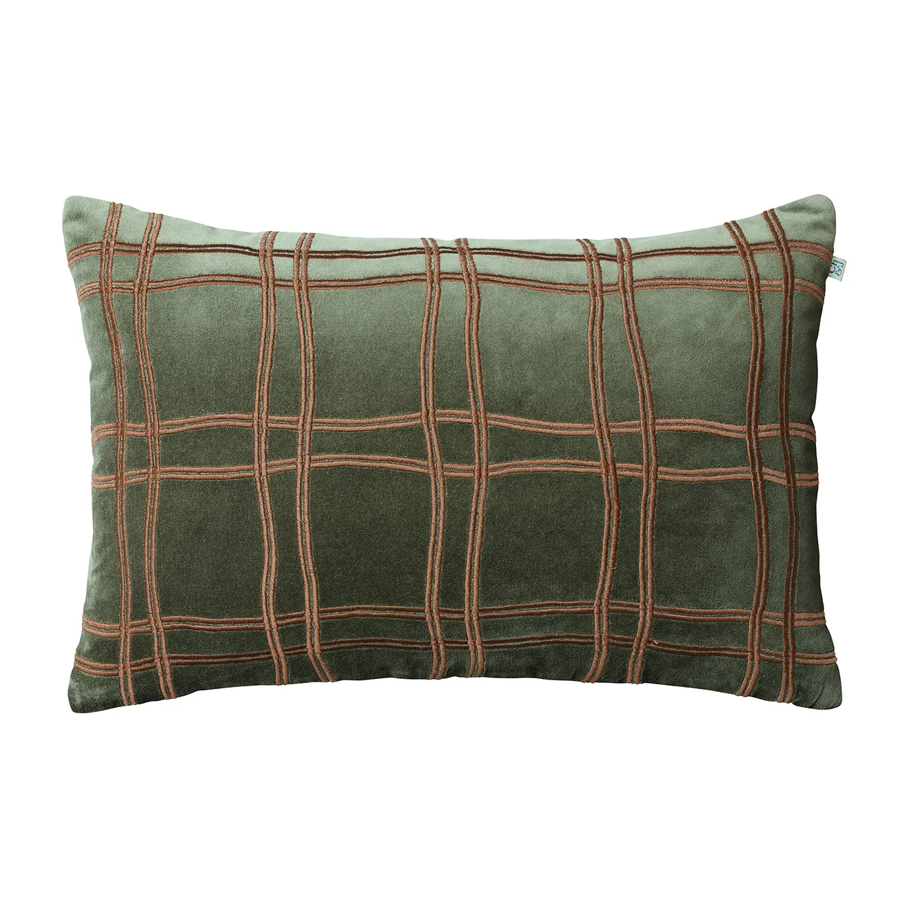 Chhatwal & Jonsson Taie Tattersall cm Forest green-cognac