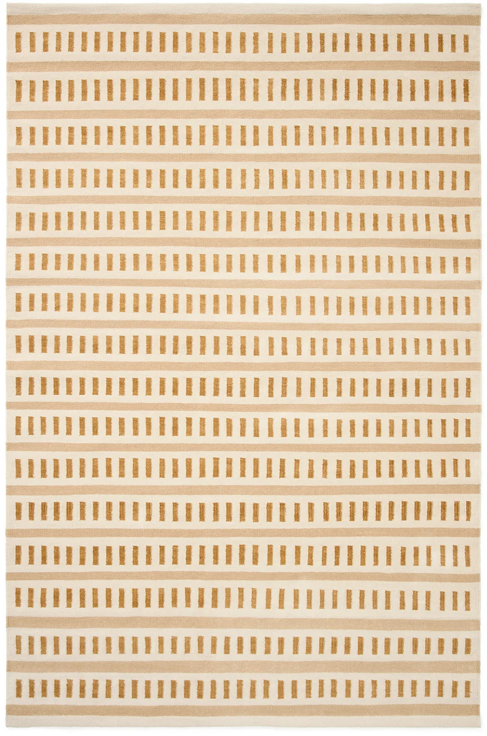 Chhatwal & Jonsson Tapis en laine Ladakh Off white-beige-masala yellow, cm