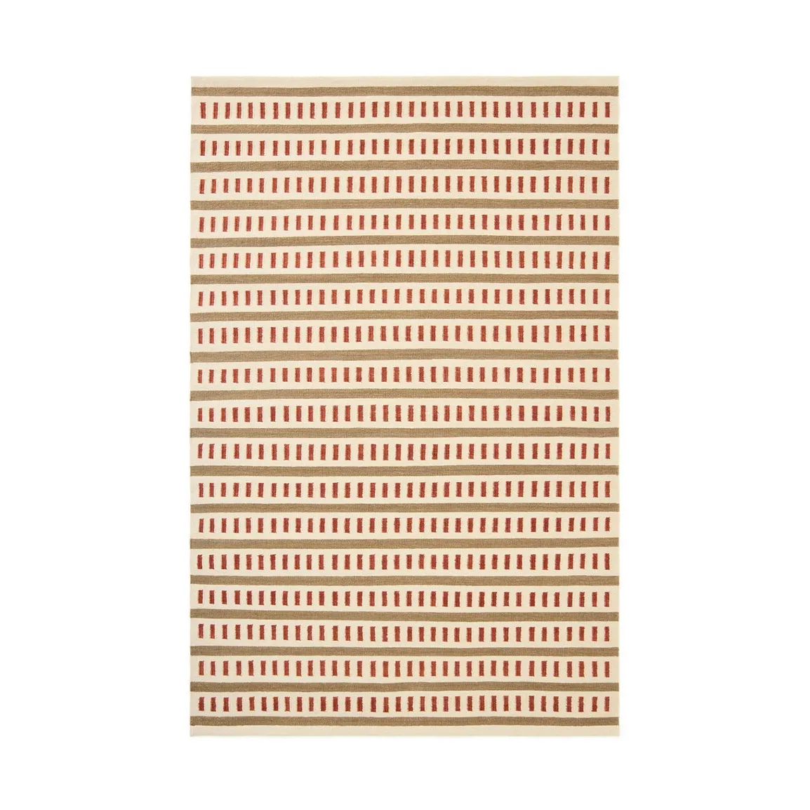Chhatwal & Jonsson Tapis en laine Ladakh Off white-beige-rust, cm