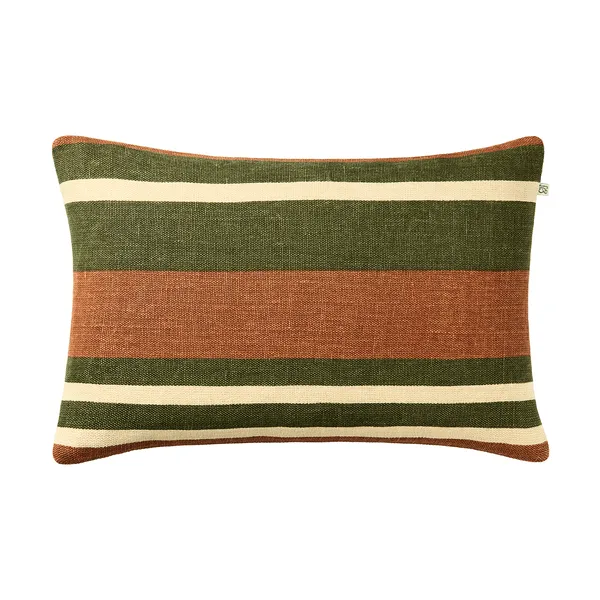 Vera kuddfodral, Apricot Orange-Cactus Green, 40x60 cm