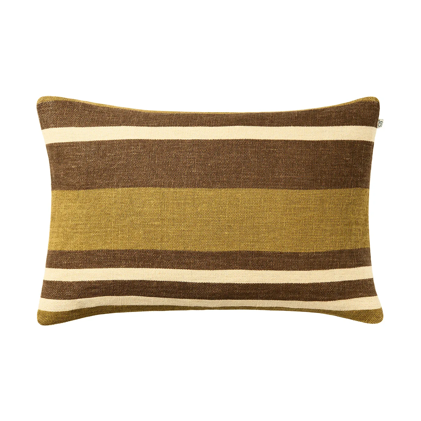 Chhatwal & Jonsson Vera pudebetræk Masala Yellow-Taupe, 40x60 cm