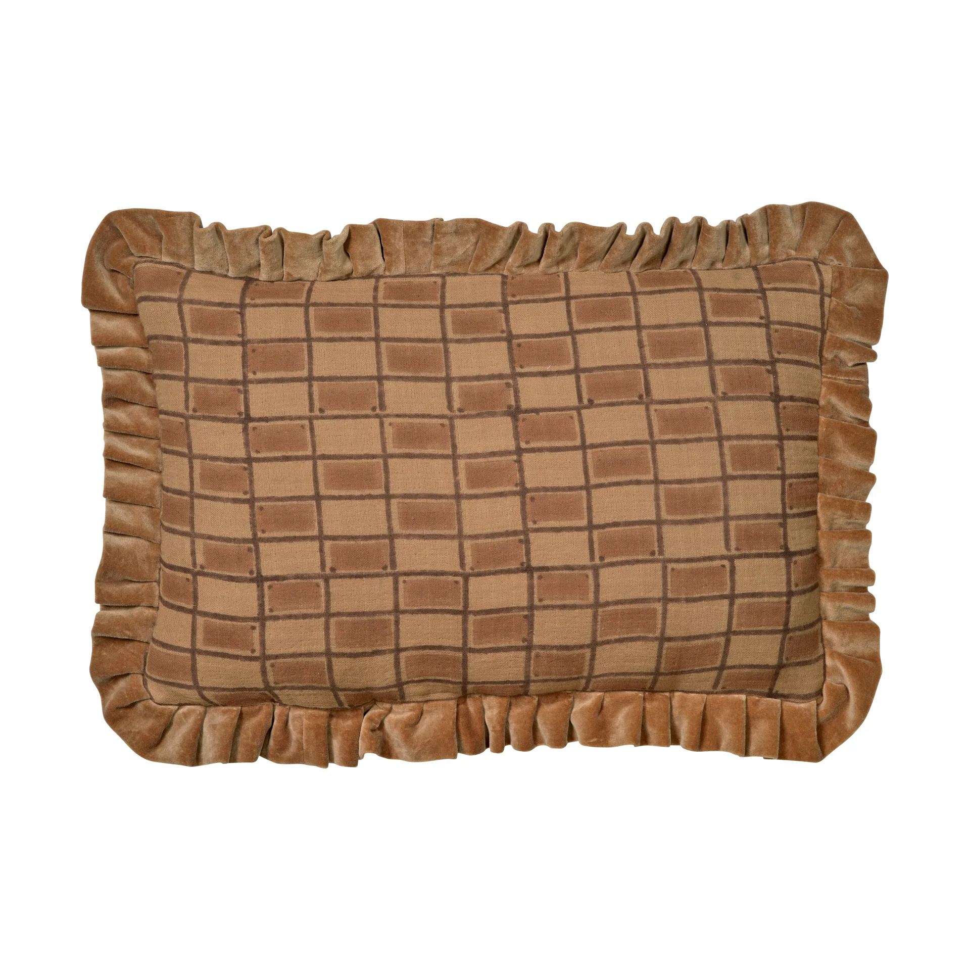 Classic Collection Block pudebetræk 40x60 cm Amber