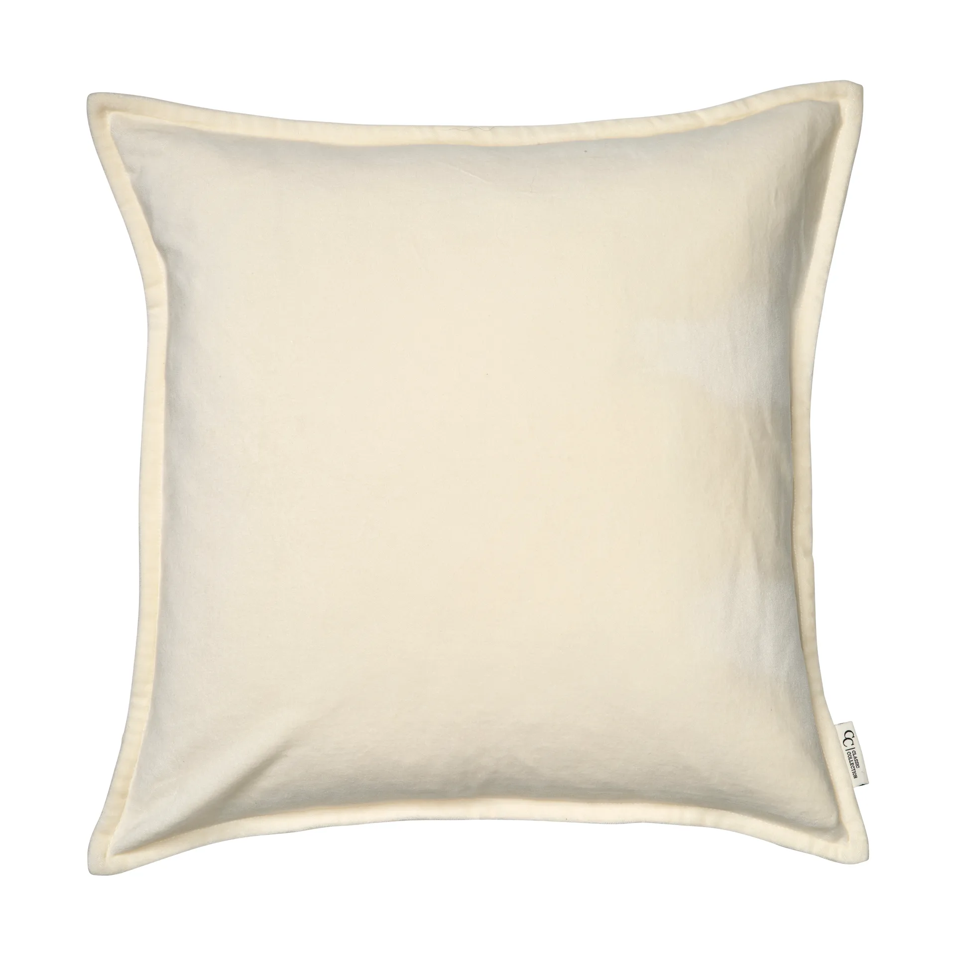 Classic Collection Classic Velvet pudebetræk 50x50 cm White
