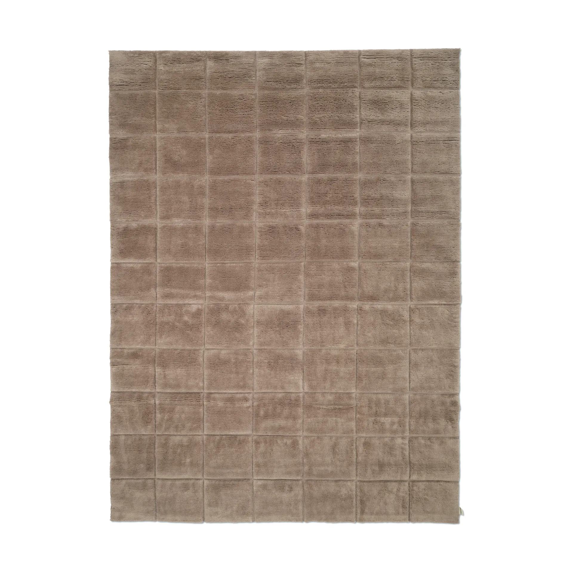 Classic Collection Grid tæppe Chocolate, 200x300 cm
