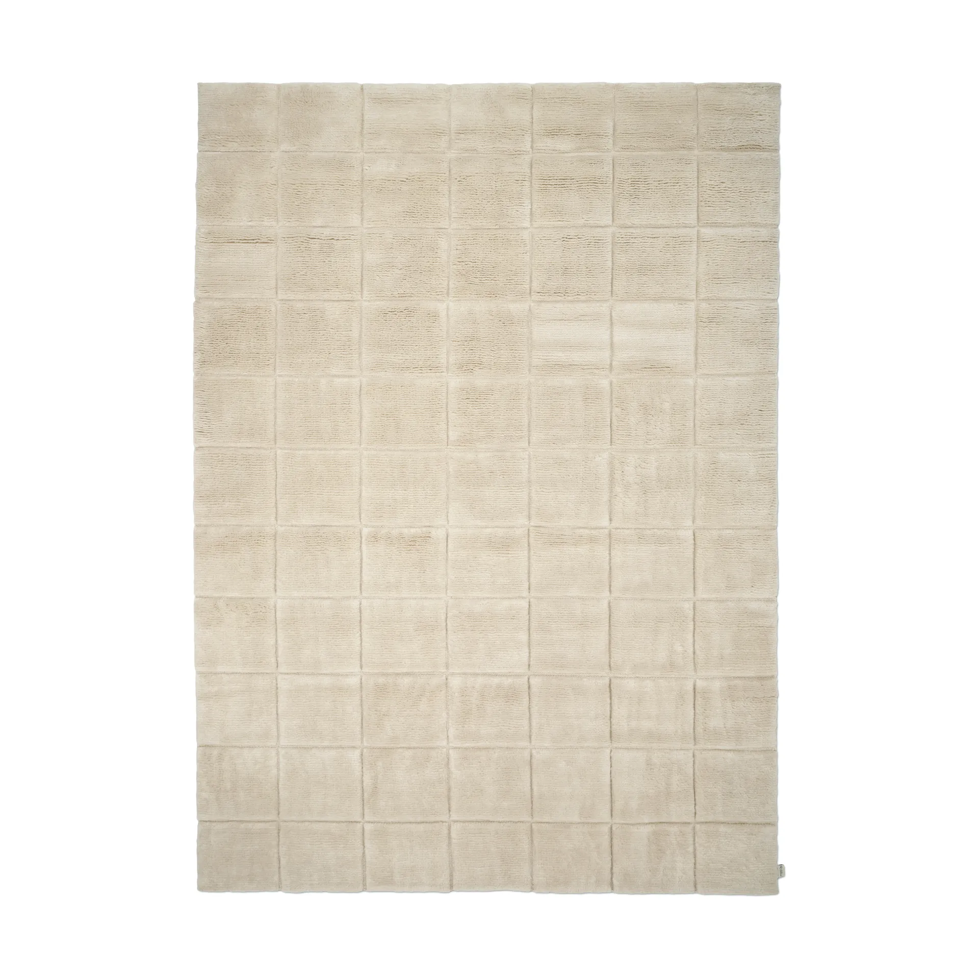 Classic Collection Grid tæppe Ivory, 200x300 cm