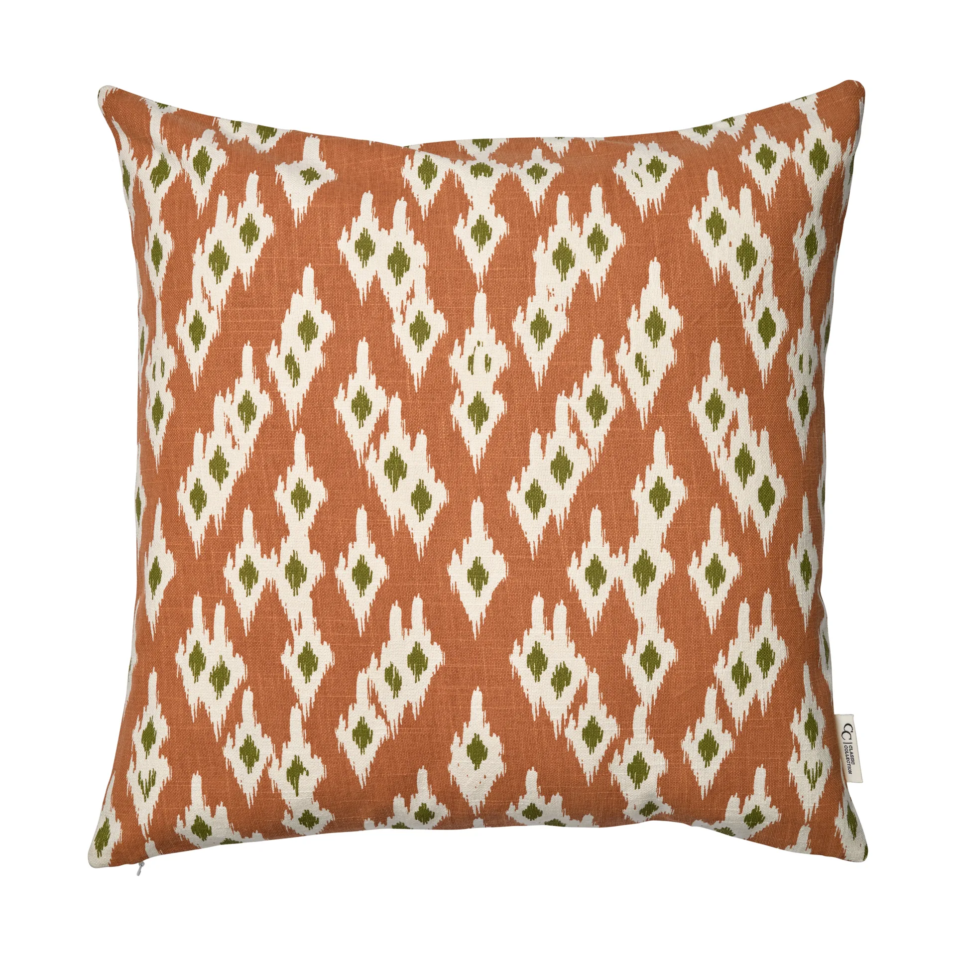Classic Collection Housse de coussin Ikat Diamond cm Brown