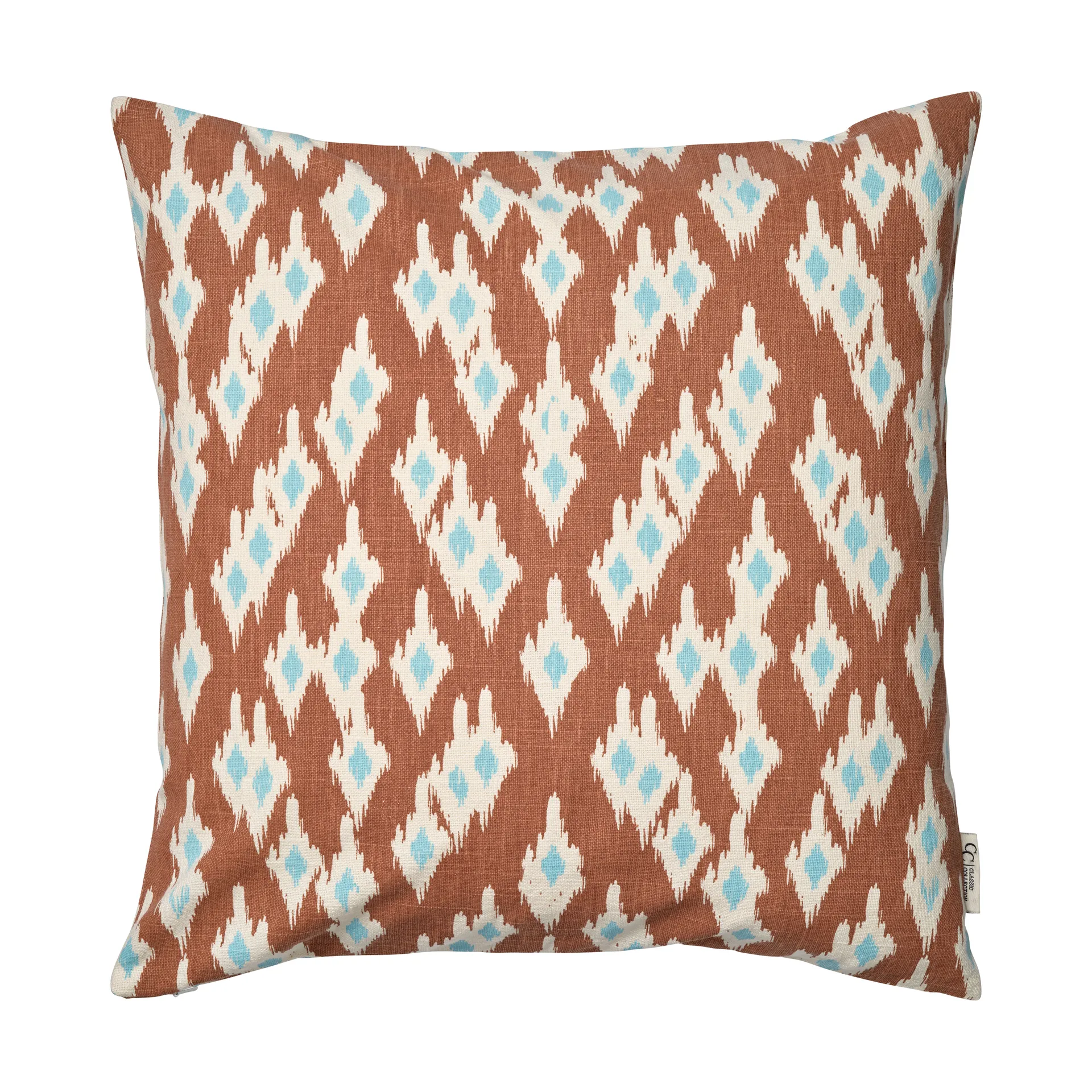 Classic Collection Housse de coussin Ikat Diamond cm Mocha