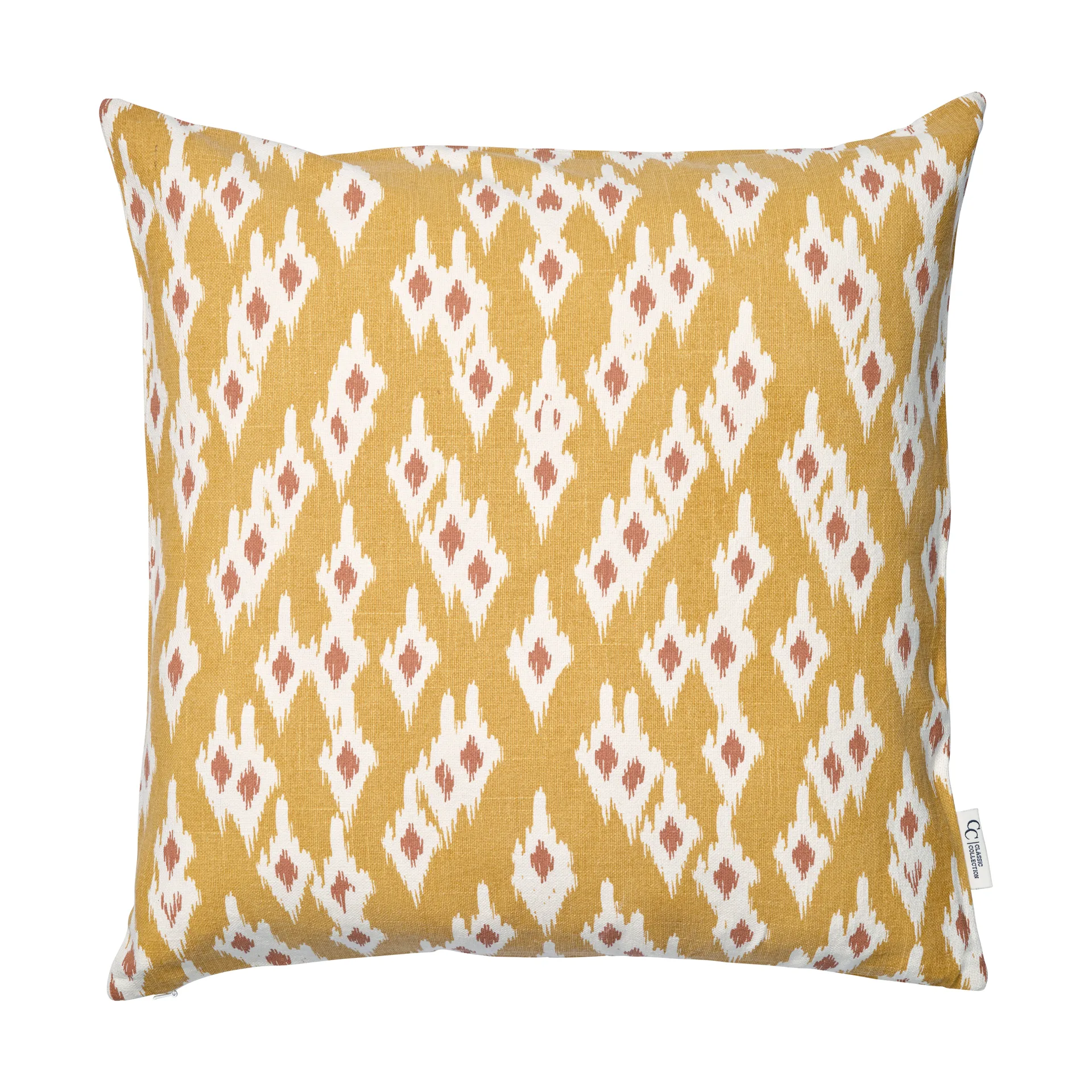 Classic Collection Ikat Diamond pudebetræk 50x50 cm Yellow