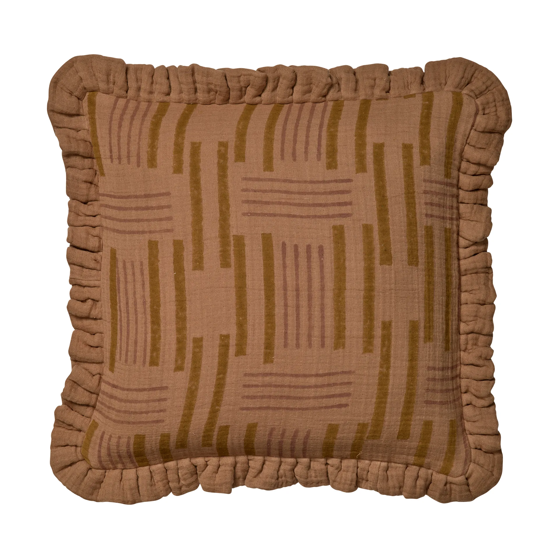 Classic Collection Lines pudebetræk 50x50 cm Amber