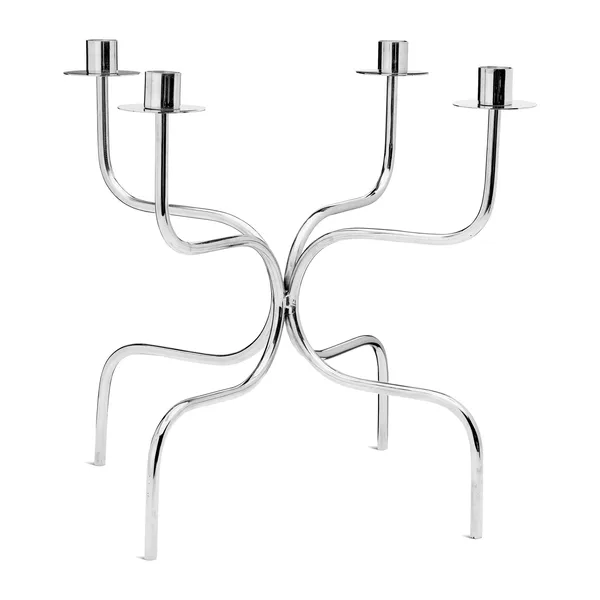 Ljusstake candelabra quartet, Förnicklad mässing