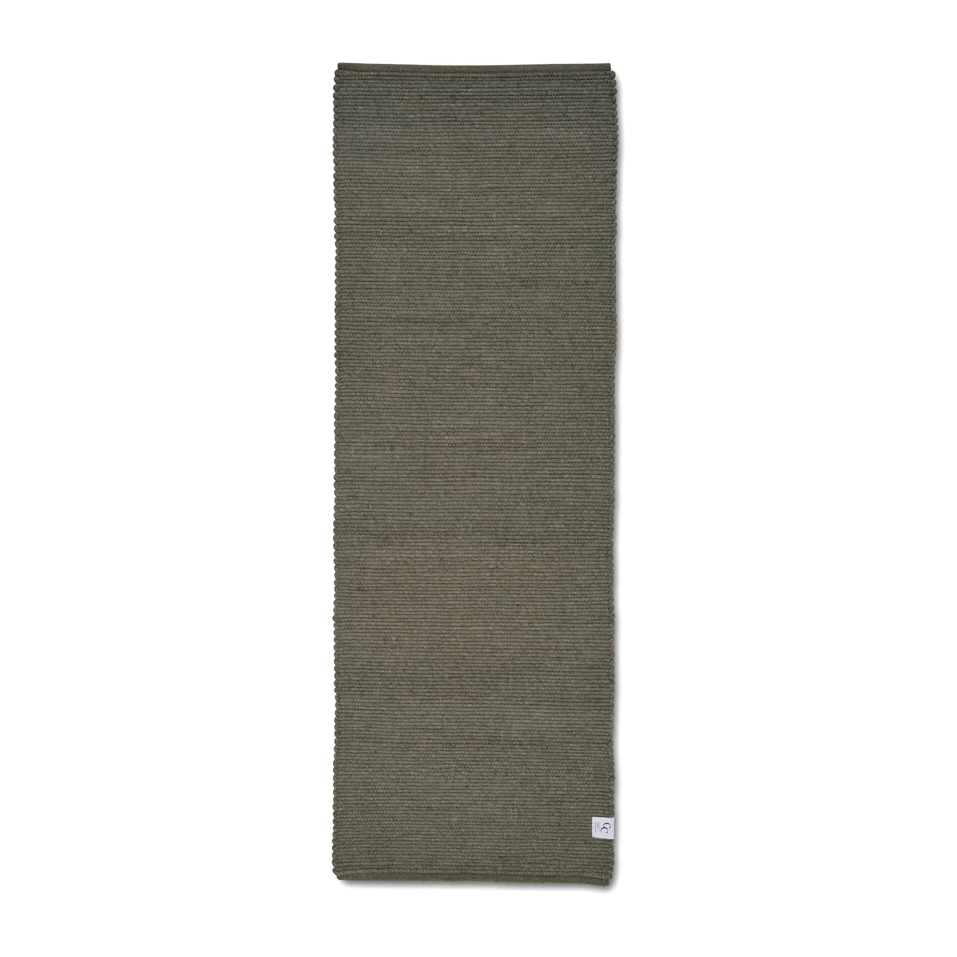 Classic Collection Merino løber Dark green, 80x250 cm