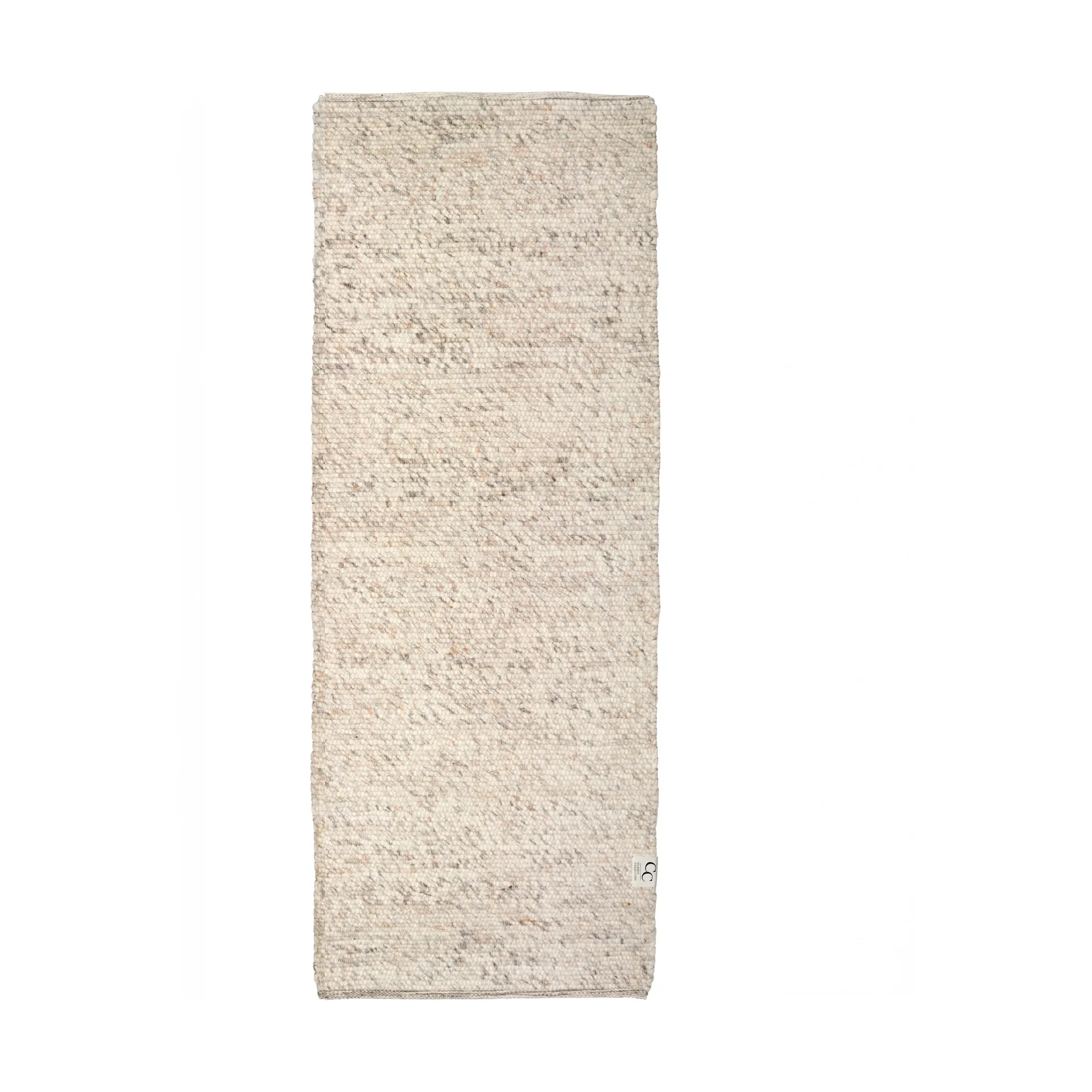 Classic Collection Merino uldtæppe 80x250 cm Naturbeige