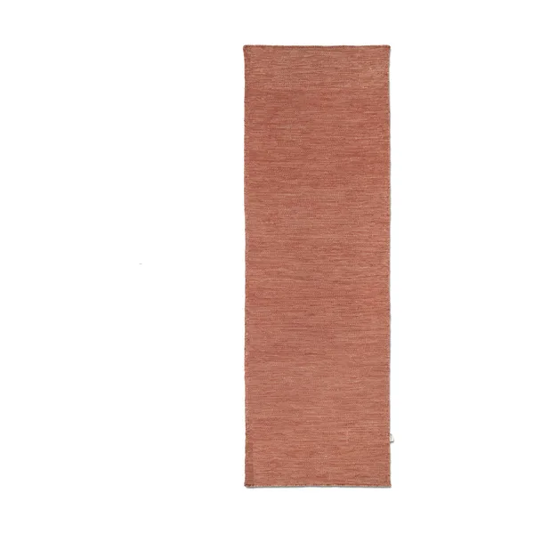 Plain gångmatta, Coral, 80x250 cm