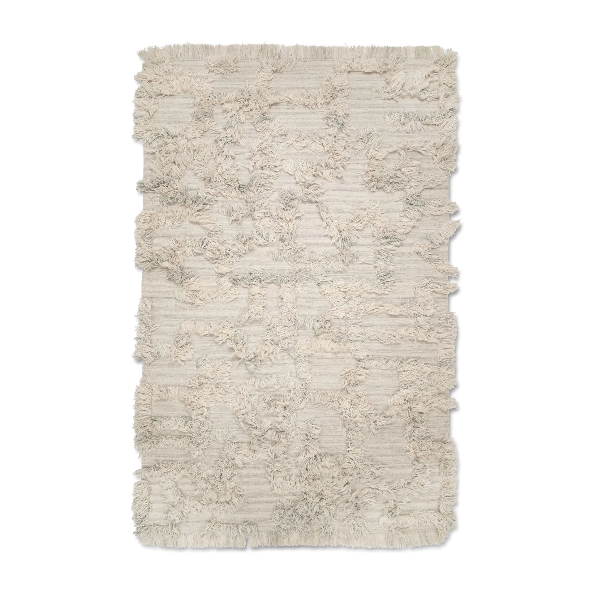 Classic Collection Rio uldtæppe 170x230 cm Ivory melange