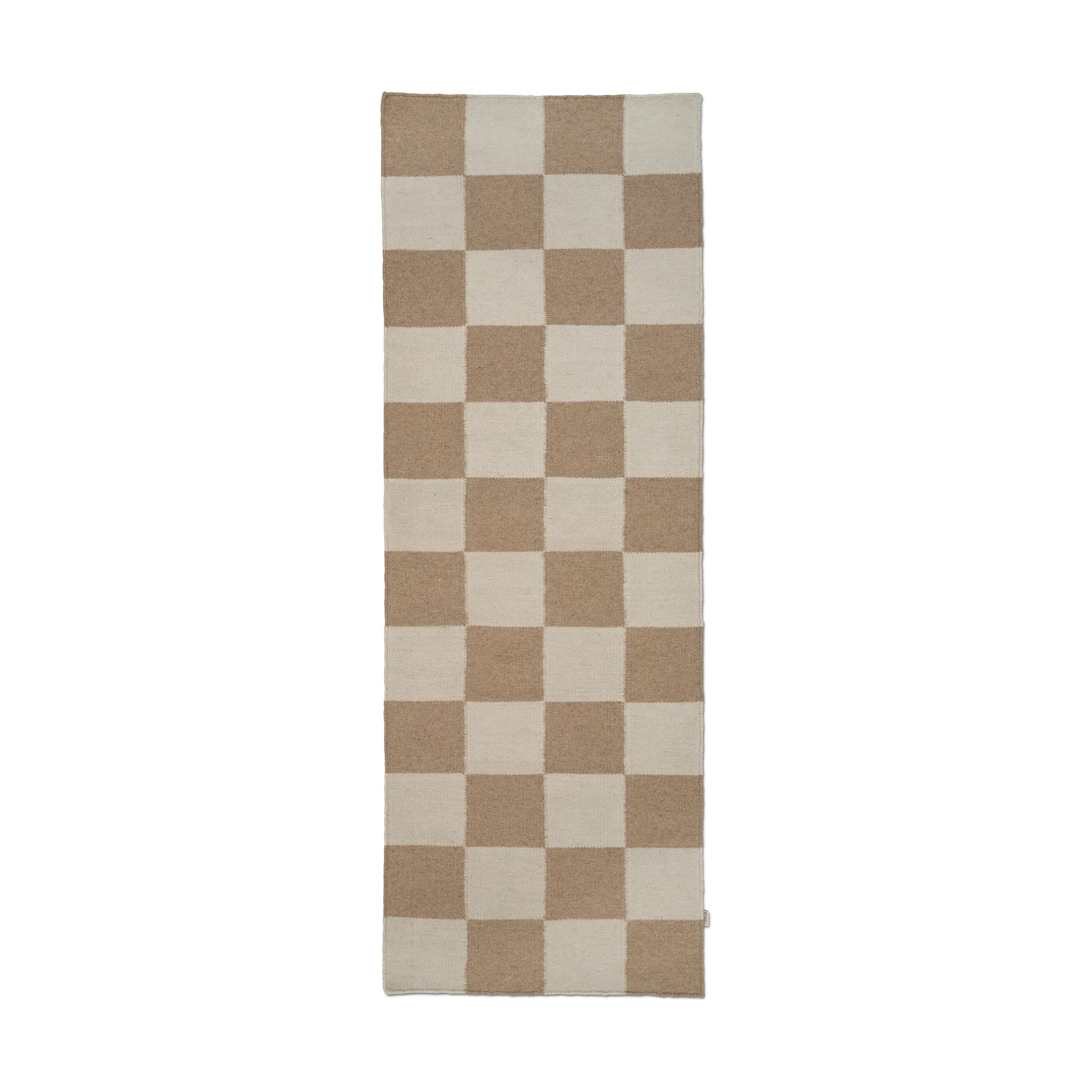 Classic Collection Square løber Hvid-natur, 80x200 cm