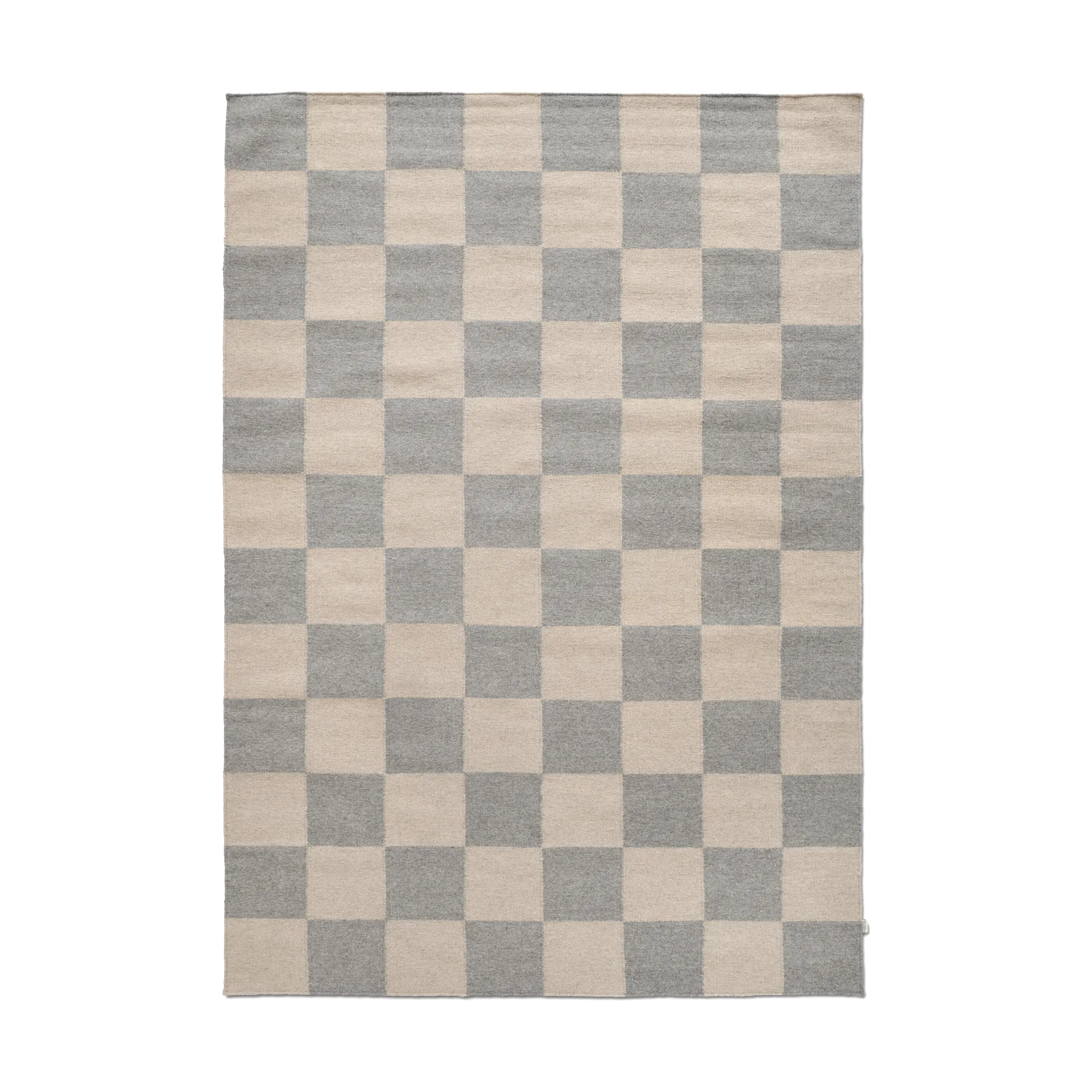 Classic Collection Squares tæppe Grå-beige, 170x230 cm