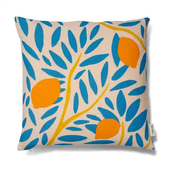 Sunny citrus kuddfodral 50x50 cm