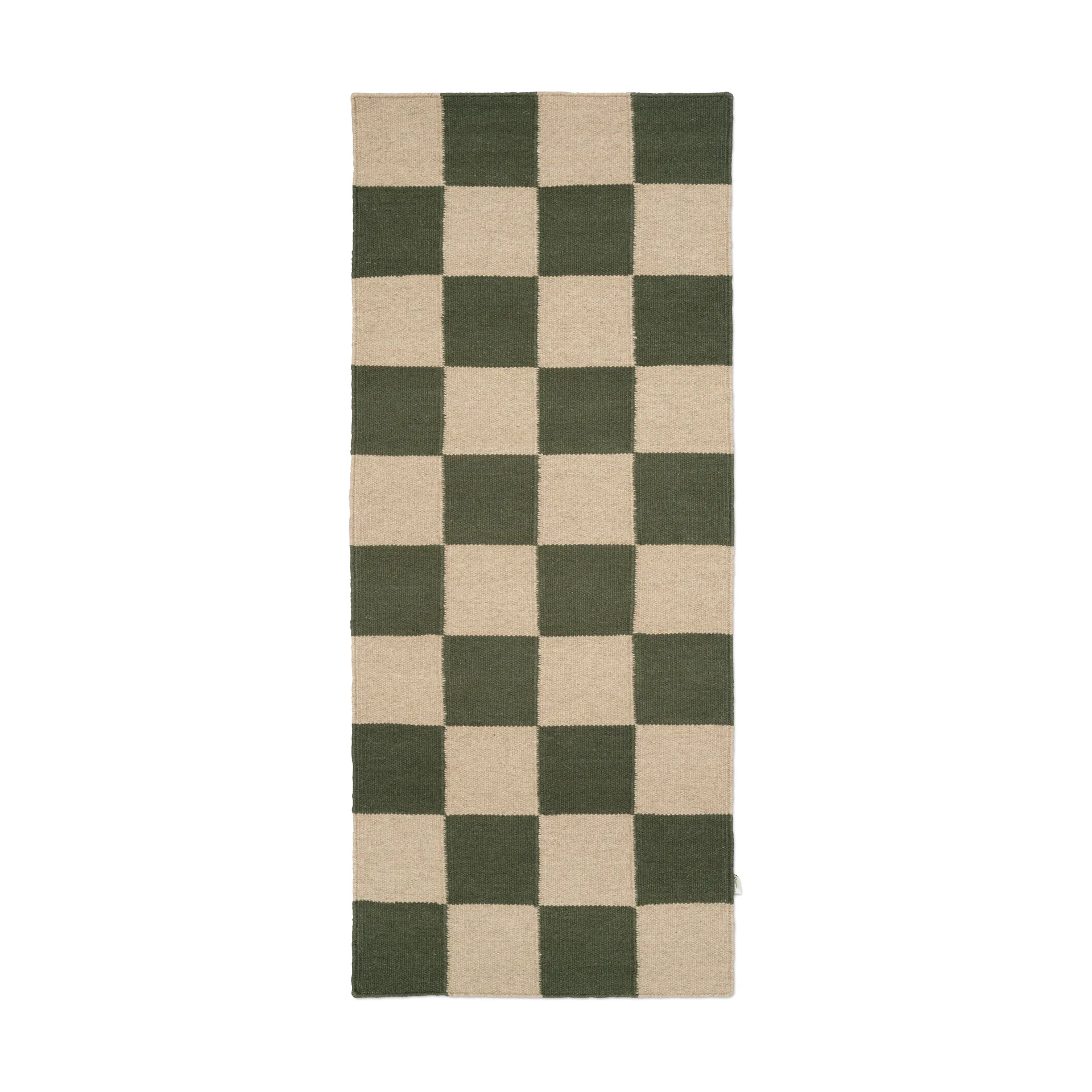Classic Collection Tapis de couloir Square Green-natur, cm