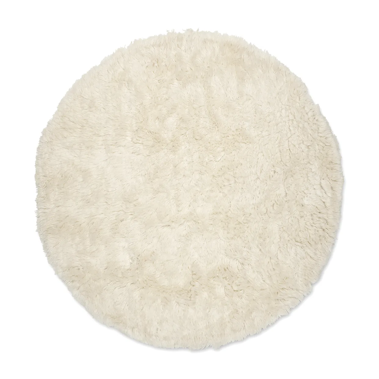 Classic Collection Tapis en laine Cloudy Ø Blanc nature