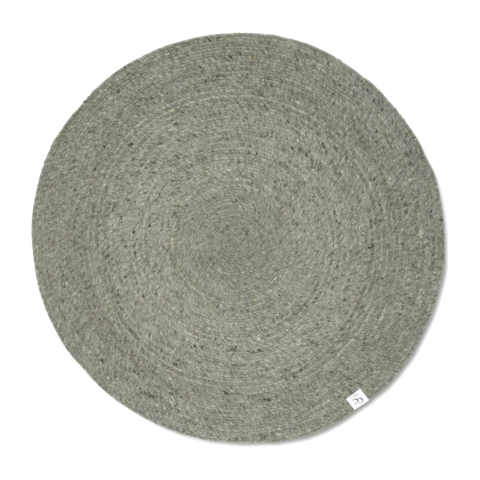 Classic Collection Tapis en laine rond Merino Ø Green
