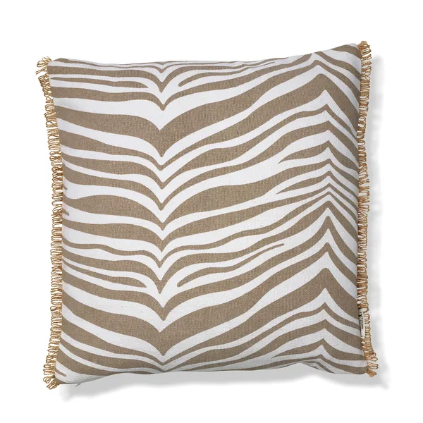 Zebra kudde 50x50 cm, Simply taupe