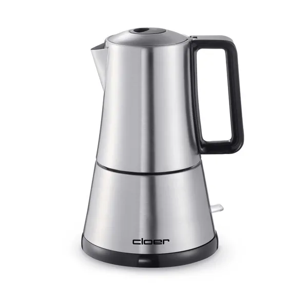 Cloer elektrisk espressobryggare, Silver, 6