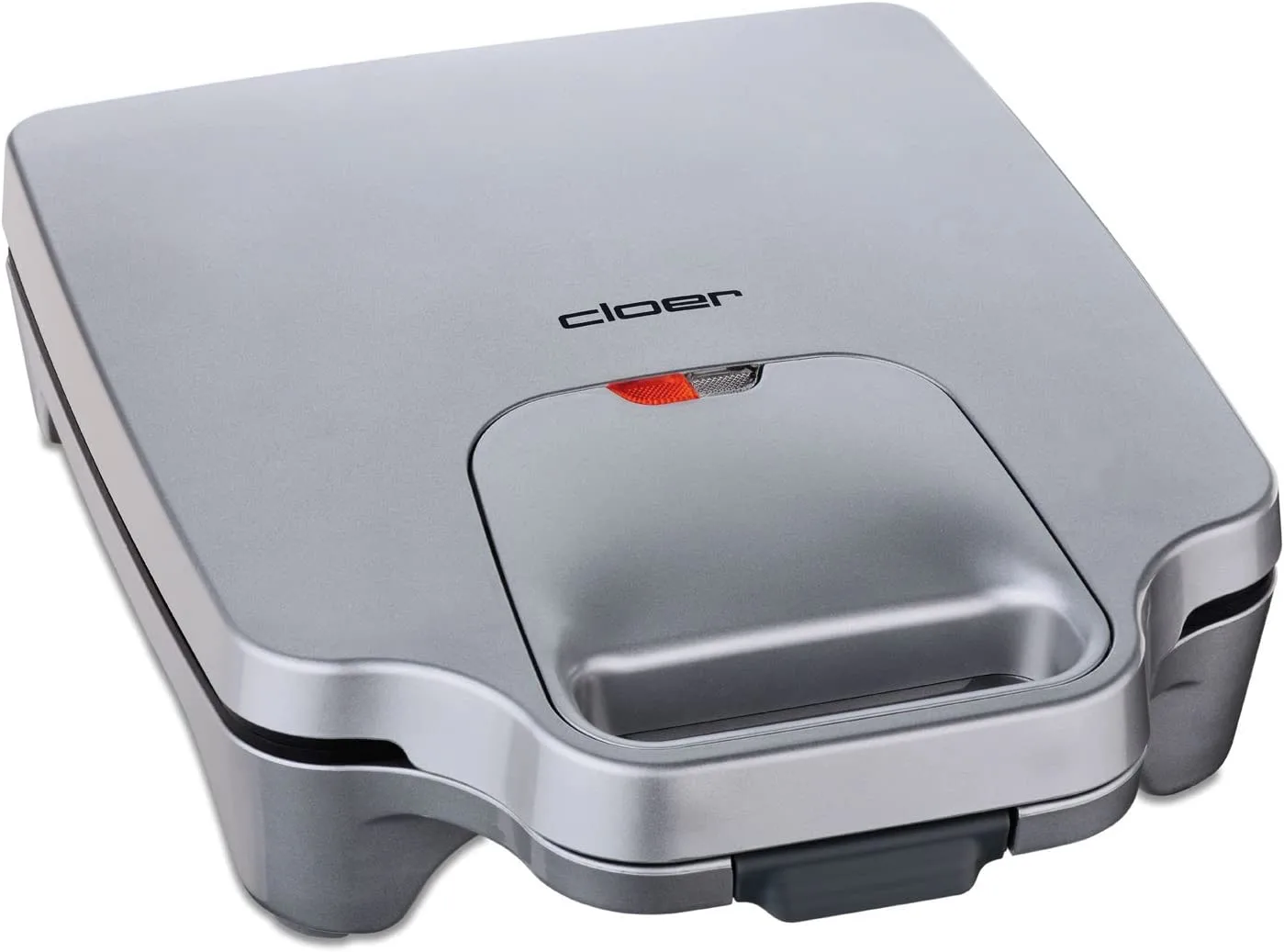 Cloer 6269 Sandwichtoaster med Udskiftelige Plader - 1800W - Sølv
