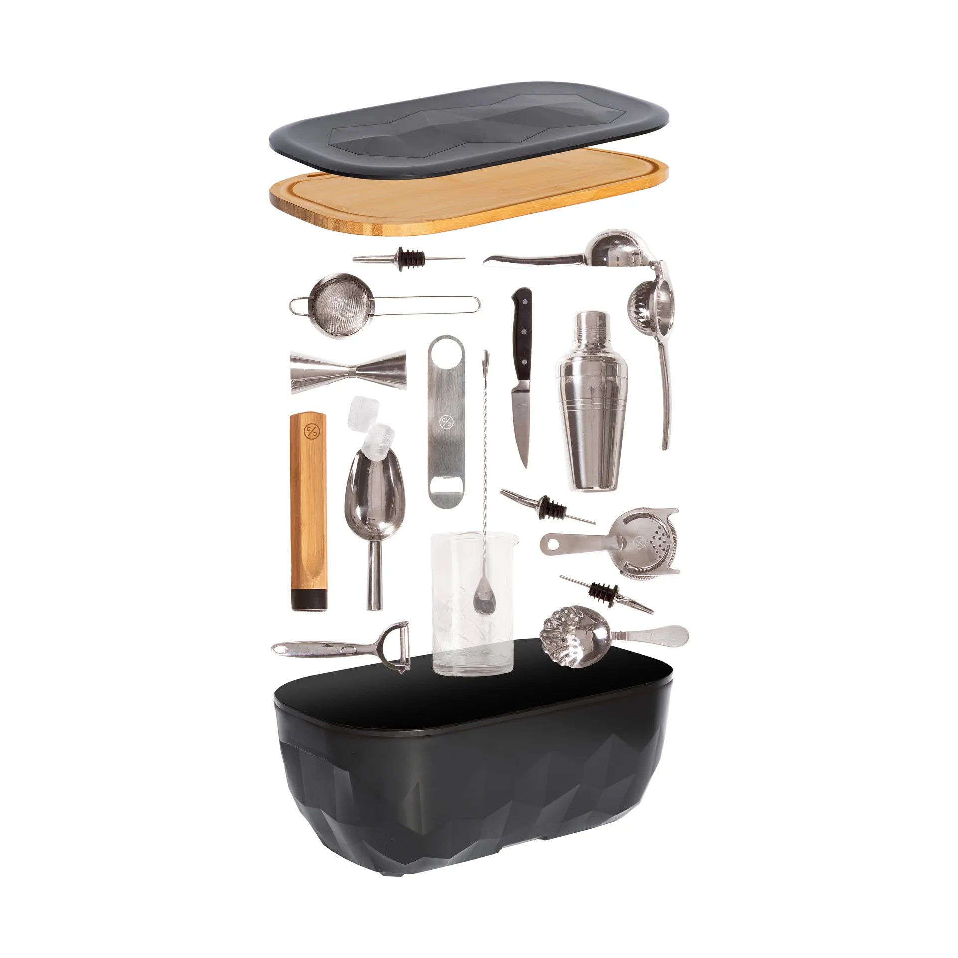 Cocktail Club Cocktail Kit/Bar Kit Rustfrit stål